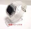 CASIO Bezel and Strap Clear Compatible Speed G-SHOCK GW-M5610 GW-M5600 G-5600E GLX-5600 Set, Skeleton, Parts