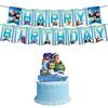 Buzz Lightyear Toy Story Birthday Party Decoration Set With Balloons Banner And Cake Toppers