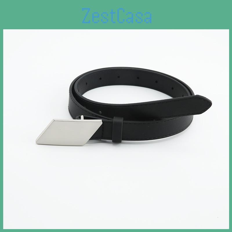 New Arrival Women's Denim Belt Decorative Belt Versatile Casual Belt Smooth Buckle Korean Style Fashion Belt