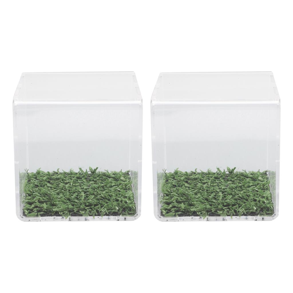 3.1x3.1x3.1cm Beyzbol Saklama Kutusu Şeffaf Akrilik Beyzbol Sergileme Kutusu Küp Tutucu Top Koruyucu
