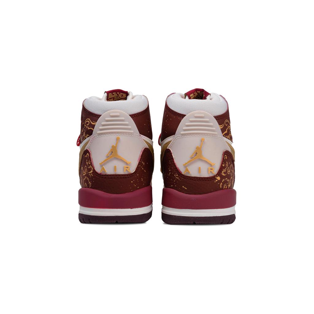 Jordan Legacy 312 Liebe trifft ihre Zeit Abriebfest Abriebfest High-Top Basketballschuhe Damen Gold Rot IB4914-161(Team691-)