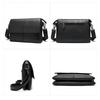 Real Cowhide Men's Leather Crossbody Bag Large Capacity Soft Multifunctional Wrist Antique Handbag Trendy