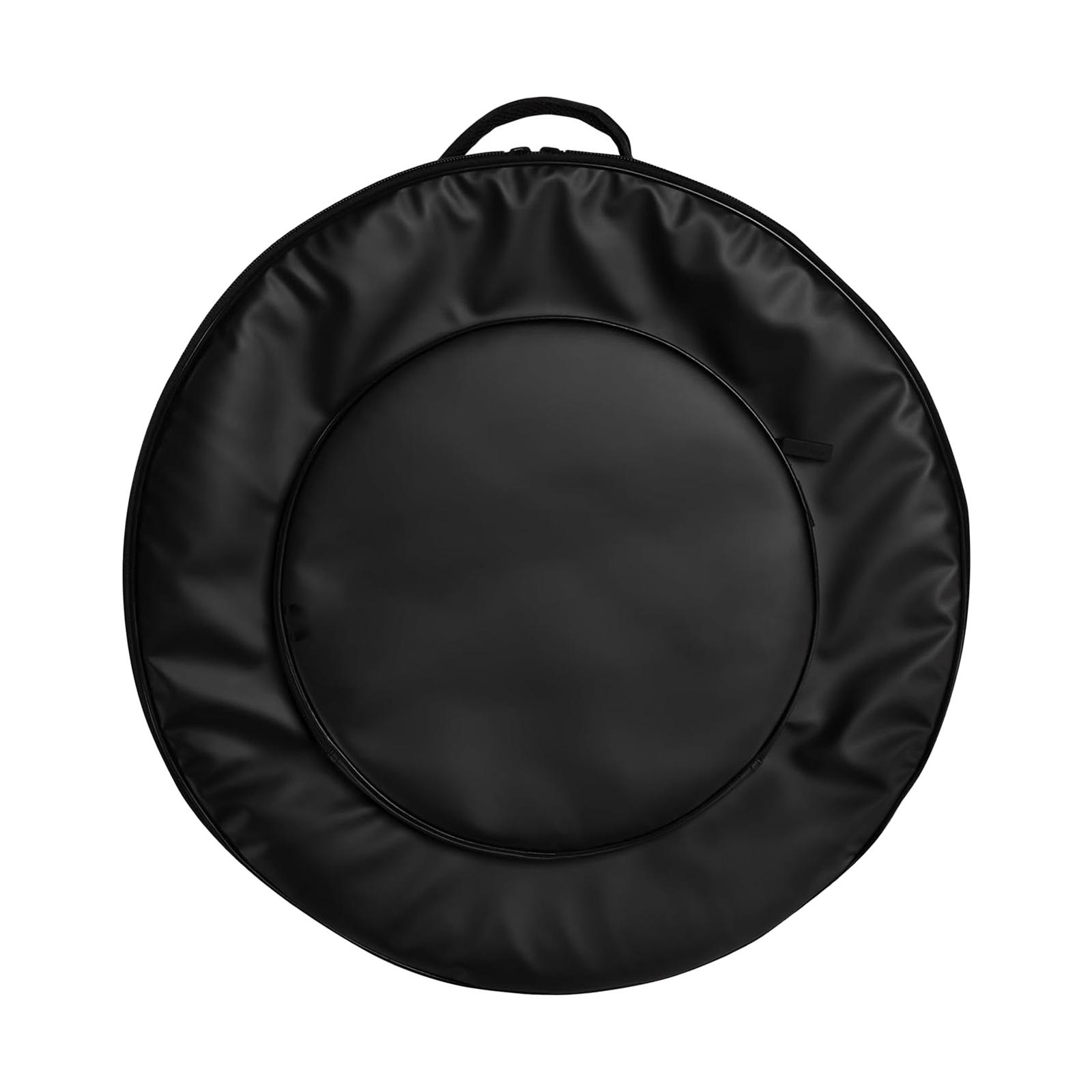 Gong Bag Tambourine Case with Straps Round Lightweight Accessories Carry Bag Multipurpose Bag for Percussion Instrument чёрный