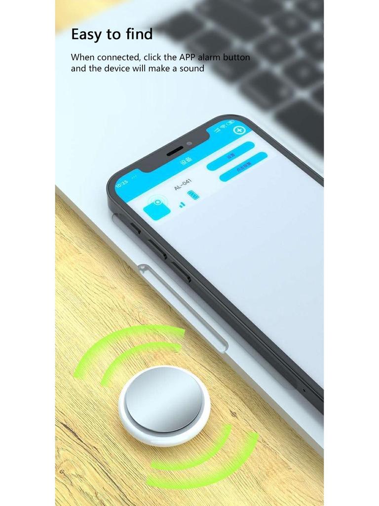 TK Universal Bluetooth Anti-loss Keychain & Bag Locator with Electronic Fence Alarm for Android & iOS