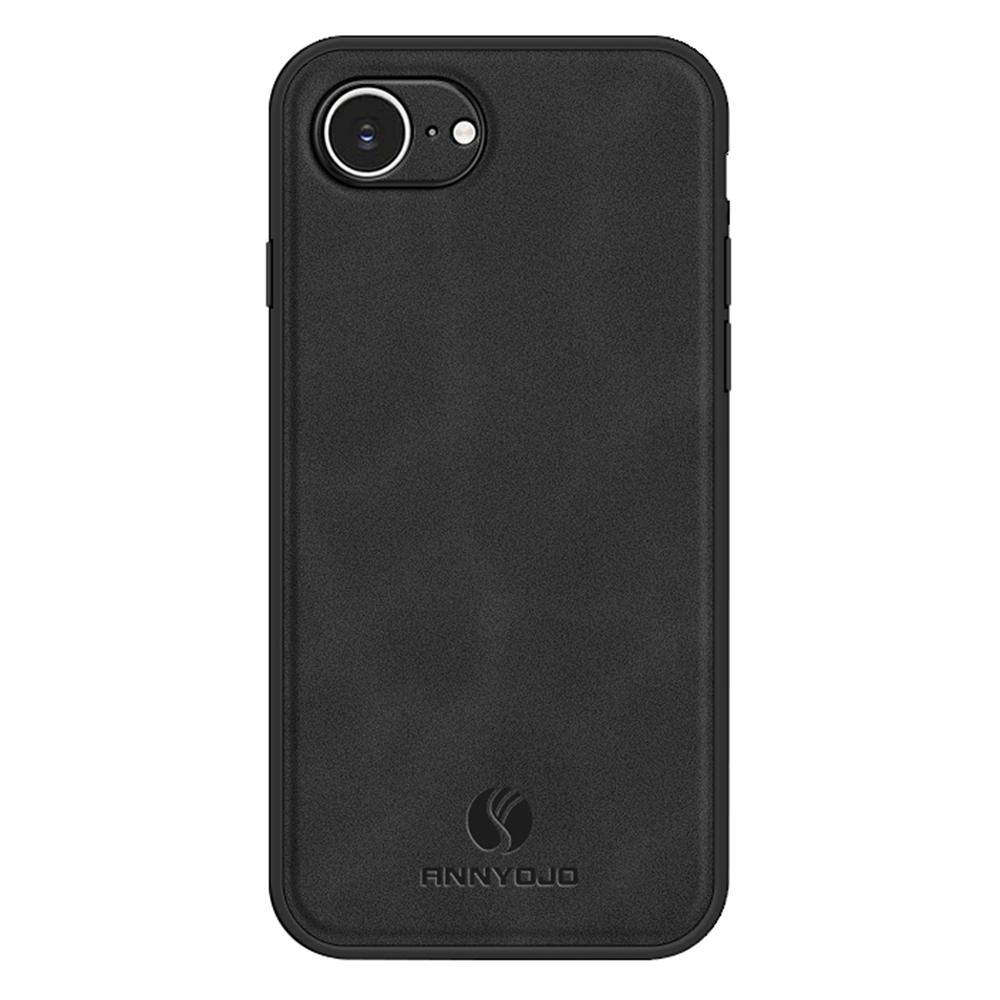 ANNYOJO For iPhone 16e Case PU Leather+PC+TPU Anti Drop Phone Back Cover