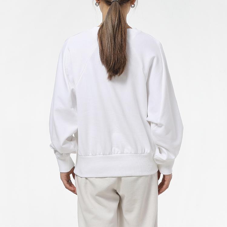 Puma Casual Sport Crew Neck Long Sleeve Sweatshirt Women Tops White 531292-02