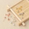 Tingxiang S925 Sterling Silver Open Jump Rings Beaded Earring Parts and Accessories