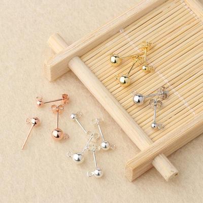 Tingxiang Anelli aperti in Argento Sterling S925 Parti e Accessori per Orecchini con Perline