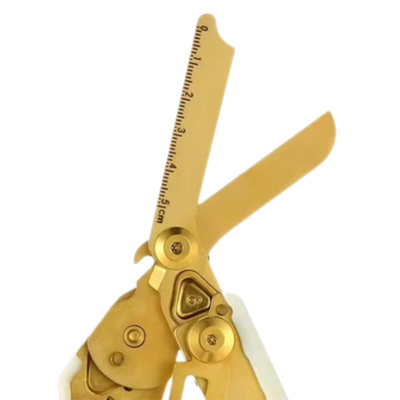 ABWR-Multifunctional 6In1 Outdoor Scissors Retractable H420C Stainless Steel Material Easy To Carry And Store Tool