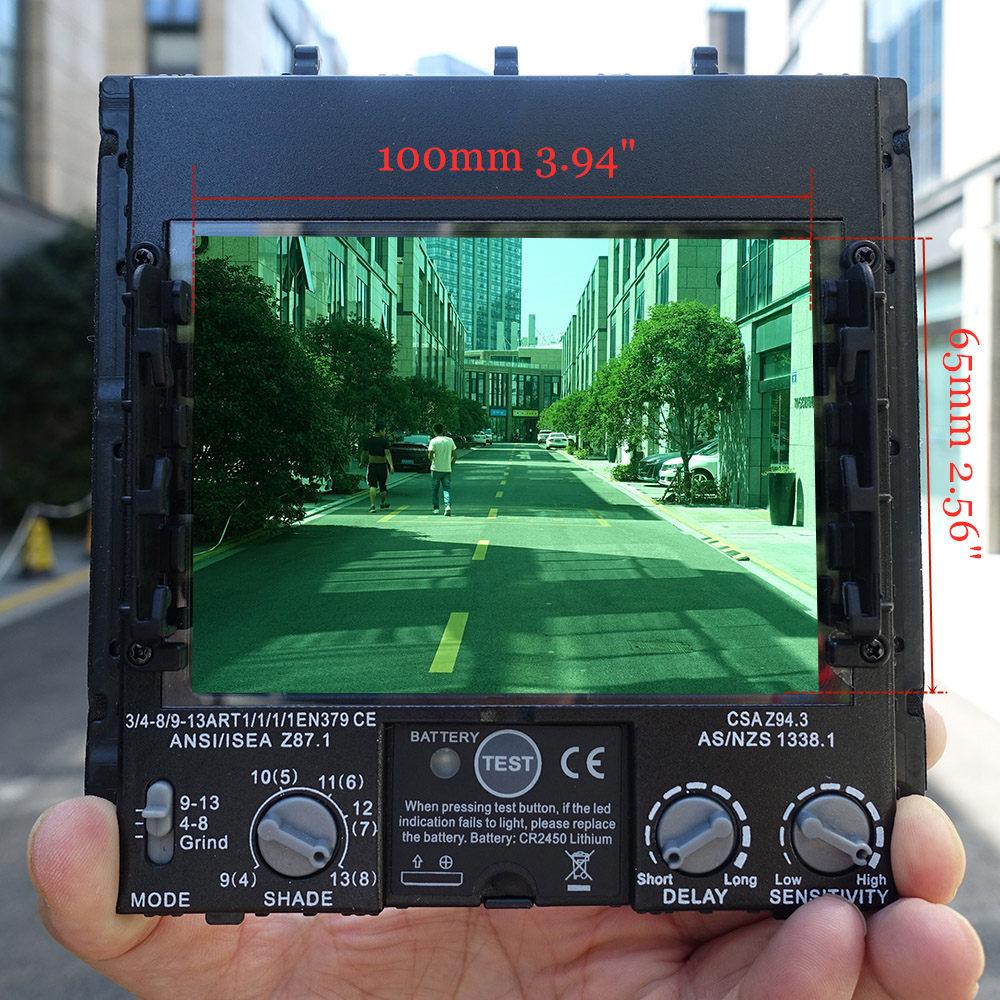 Welding Mask Optical 1111 Filter 100x65mm 4 Sensors CE EN379 Welding Helmet