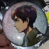 Attack On Titan Eren Glitter Can Badge Assault
