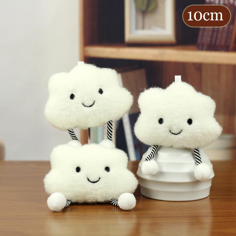 Cozy Adorable Cloud Plush Toy With Short Fur Perfect For Birthday Gifts Decorations And