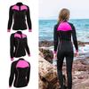Woman Wetsuit Top Coat Sun Protection Long Sleeve Fitting Swimwear for Snorkeling SurfingS