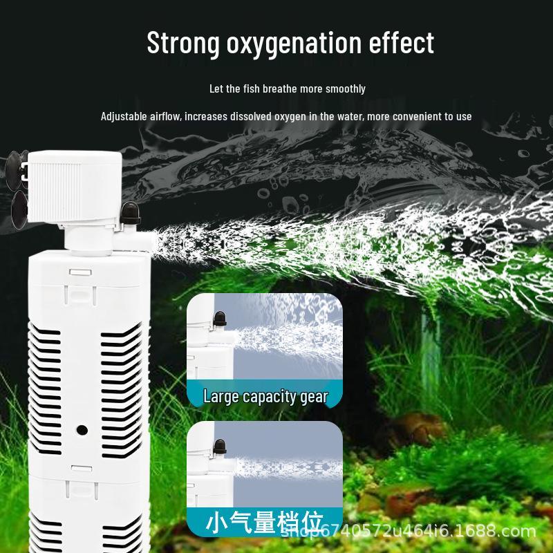 Aquarium Ultra-Quiet 5-in-1 Filter and Circulation Oxygen Pump