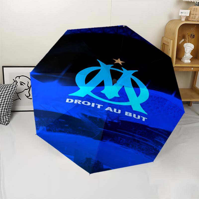 Marseille Print Automatic Umbrella, 8 Rib Iron Frame, Plastic Handle, Suitable for Outdoor Travel &Daily , Ideal Gift