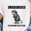 Funny Opossum Meme T-Shirt, Sarcastic Animal Graphic Tee