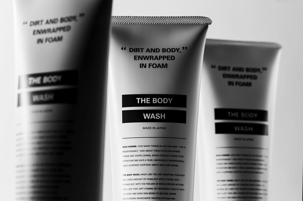 BULK HOMME Body Wash 250g Body High Foaming Body Body (Men's Care, Moisturizing, Soap, Sebum, Dirt)
