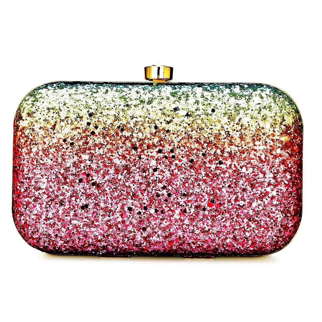 Handicraft Hand Embroidered Box Clutch Bag Purse for Bridal, Casual, Wedding Bag for Women & Girls