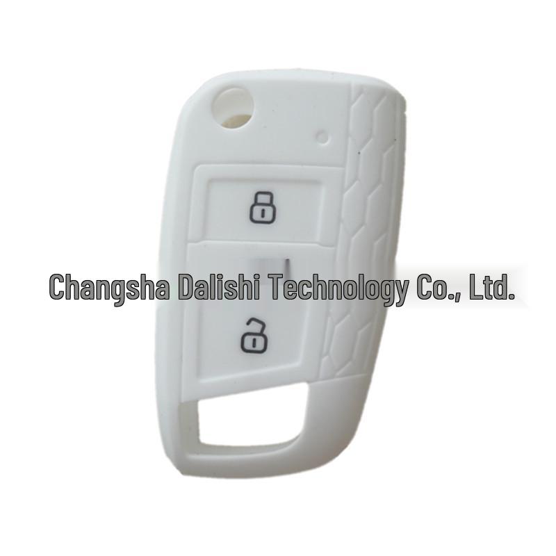 Silikon-Schlüsselabdeckung für Volkswagen Golf 3-Tasten Klappauto