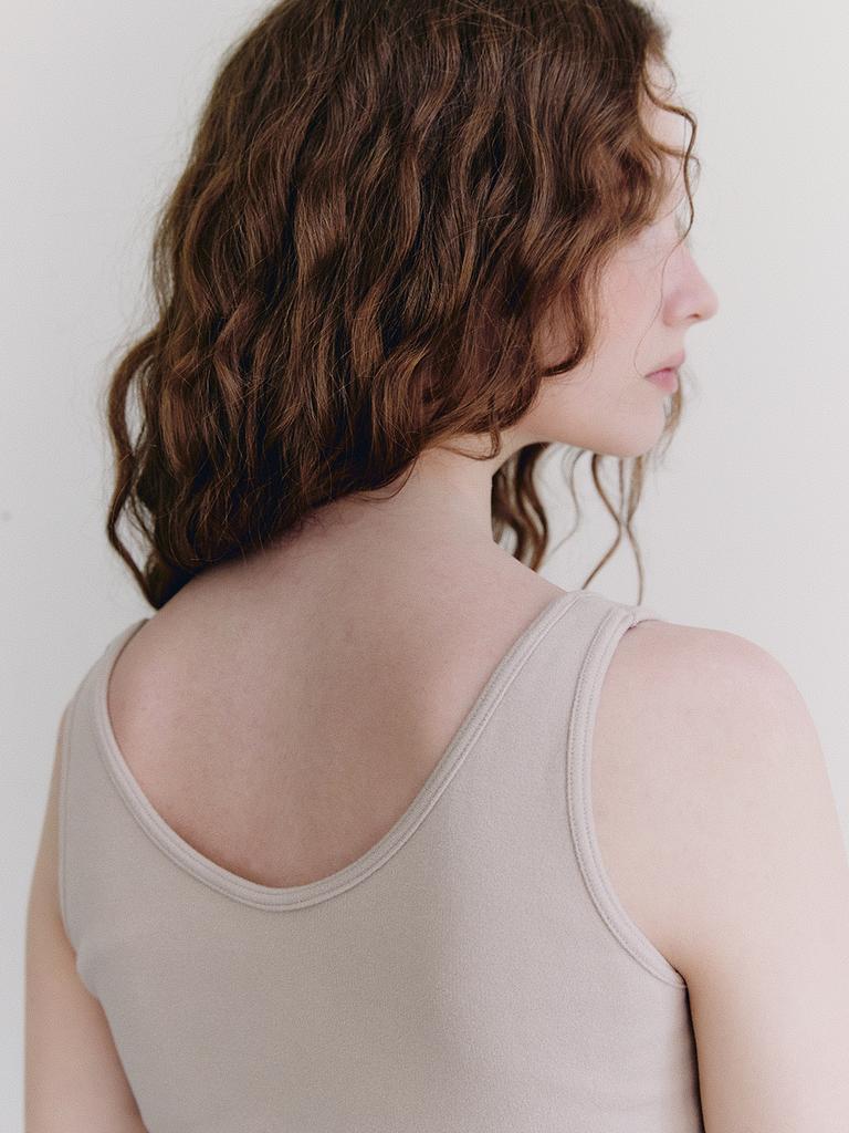 Tieseueichi Square Neck Warm Bra Top 2 Colors