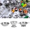 18 SZTUK Zabawki Kuchenne Naczynia Kuchenne Ze Stali Nierdzewnej Przybory do Gotowania Patelnia Zestaw Zabawek dla Dzieci