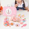43Pcs Girl's Home Afternoon Tea Set Simulation Dessert Coffee Break Handheld Gift Box Set B101 Cup Rabbit Afternoon Tea Toy