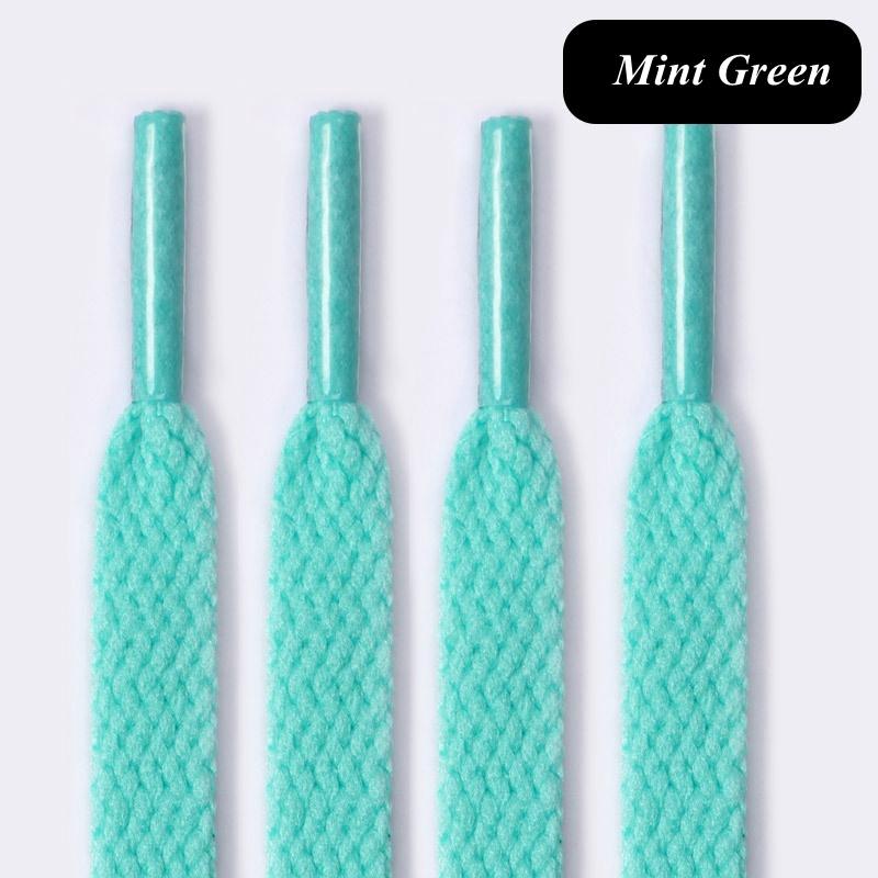 NEW Polyester Replacement Shoelaces Flat Shoe Laces Solid Color for Sneakers Canvas Shoes Casual Shoes
