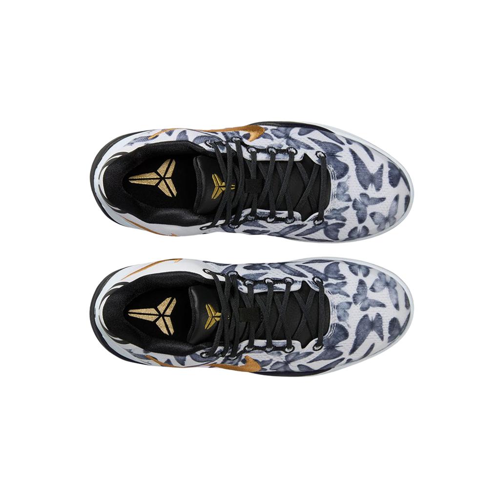 Nike Kobe 8 GS Mambacita Kids Sneakers White Metallic-Gold Black FN0266-102