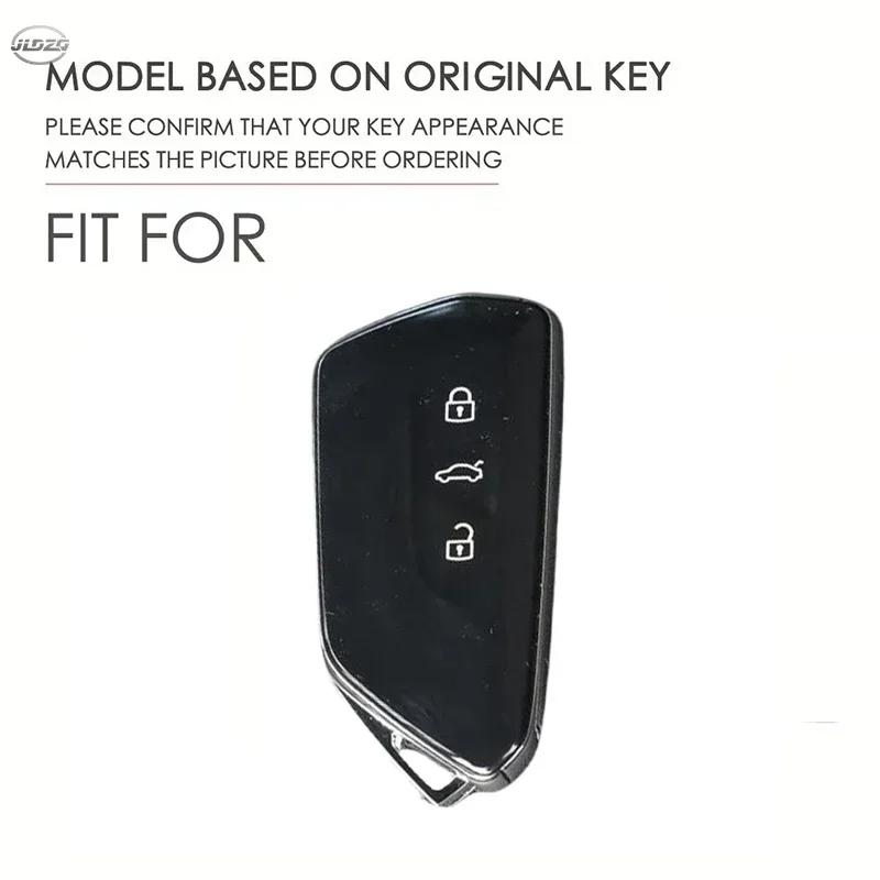Silicone Car Key Case Cover For Vw Volkswagen Golf 8 Mk8 Mk4 Gti Gtd R Id3 Id4 Mk4 For Skoda Cupra Formentor Tarraco