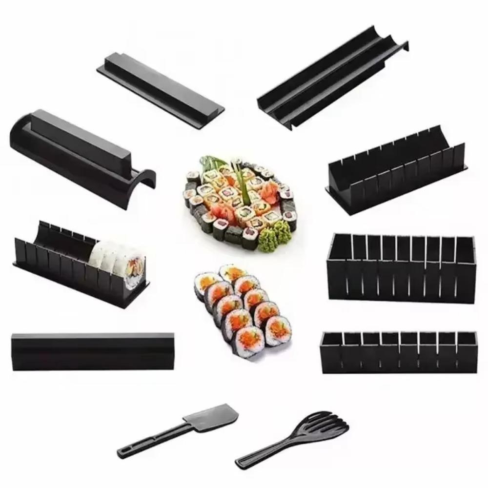 3Pcs/Set Japanese Sushi Maker 2 Shapes Sushi Making Kit Roll Rice Mold DIY Kitchen Sushi Tools Kitchen Gadgets Accessories