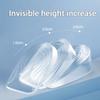 2pcs/4pcs Invisible Elastic Heel Pads Silicone Shock Absorbing Insoles Men's and Women's Arch Support Height Increasing Insoles