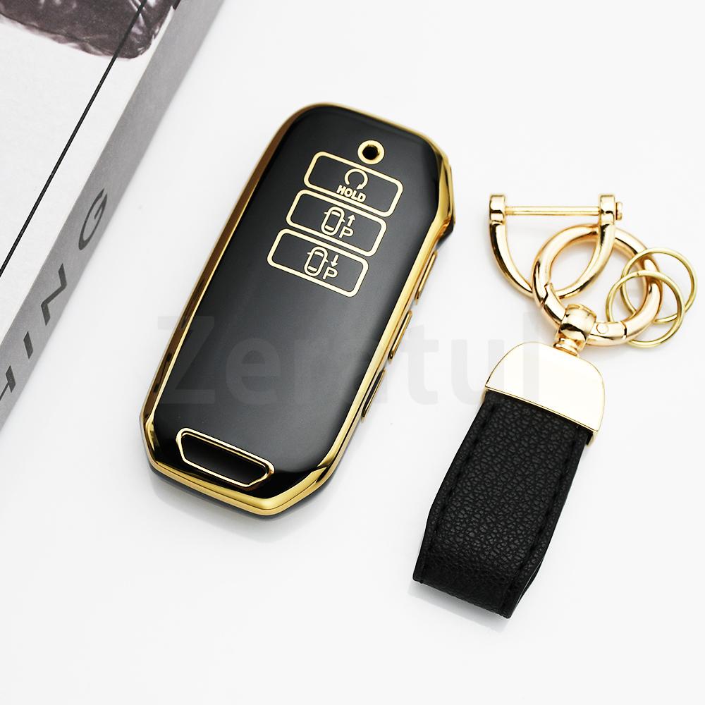 Auto Car Tpu Keyless Shell Key Fob Cover For Kia Sportage , Sorento Mq4, Ev6, Gt-Line K8 V6 , Niro Hybrid Accessories