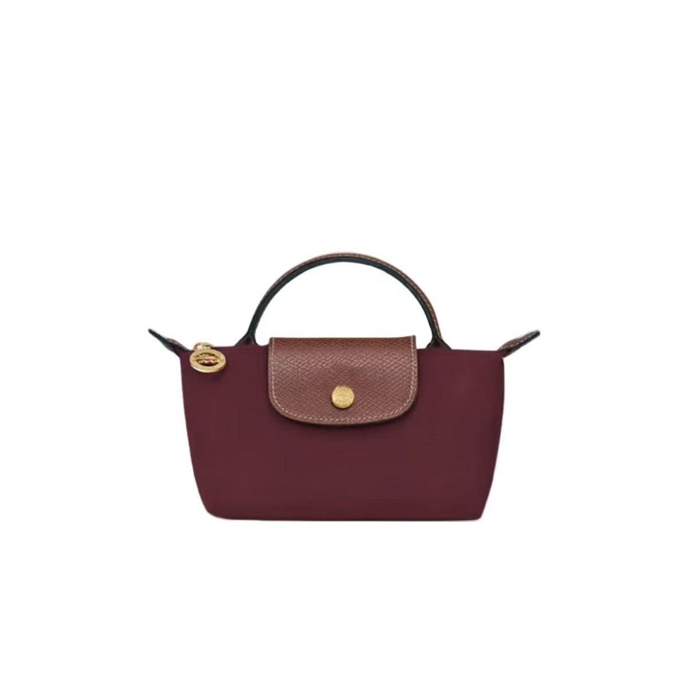 Applicable to Longxiang mini bag shoulder strap leather transformation crossbody dumpling bag small free punching buckle hanging bag strap