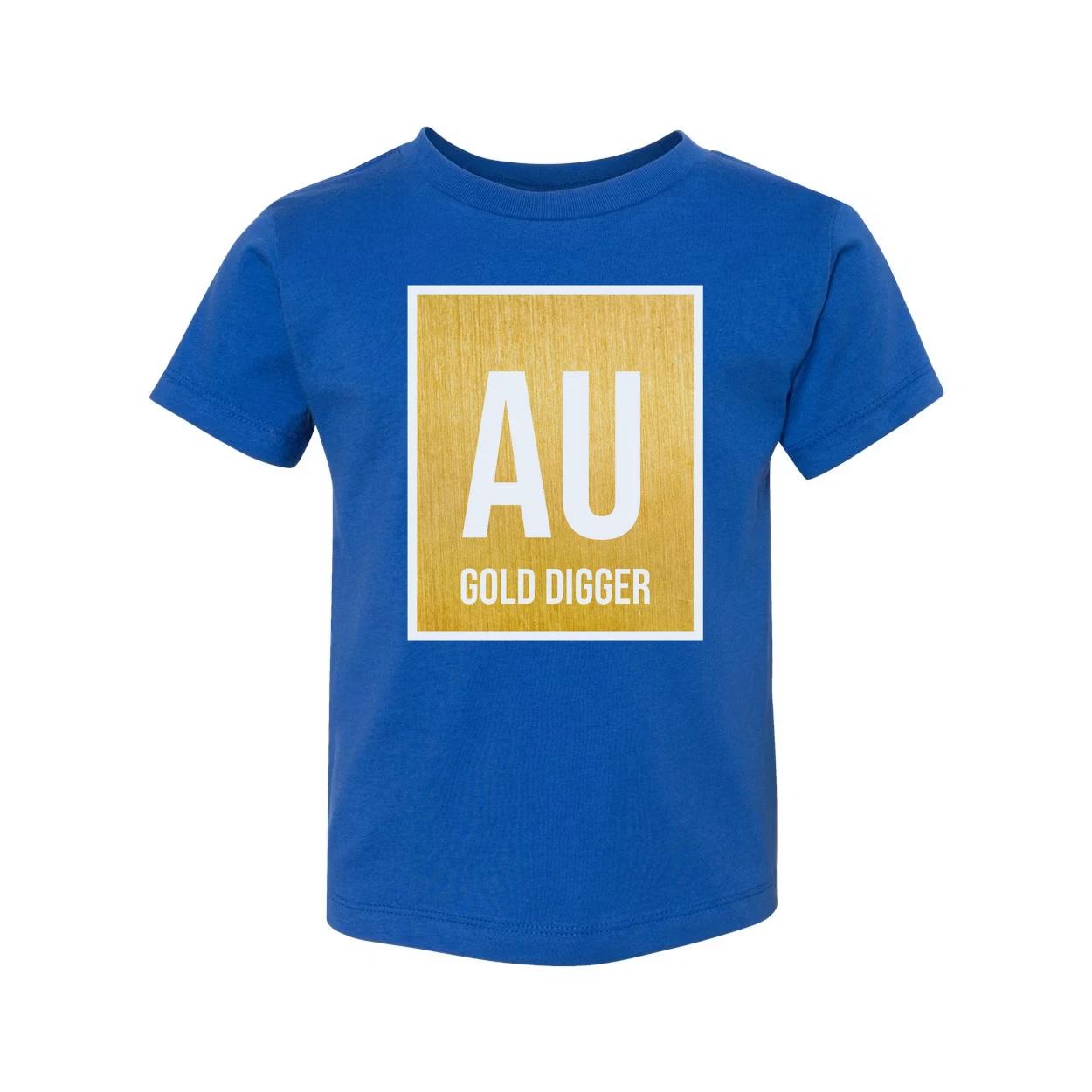 AU Gold Digger Graphic T Shirt For Unisex Short Sleeve 3XL