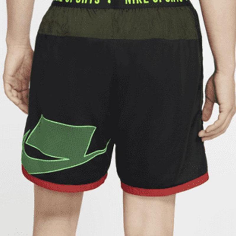 Nike Atmungsaktive Casual Sportshorts mit Farbblock und Logo Herren Unterteile Schwarz BV3250-010
