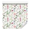 Delicate Meadow Plants Wallpaper for Living Room and Bedroom 50x1000