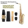 DIY Alto Sax Mouthpiece Kit Instrument Supplies Alto Sax Ligature Saxophone Mouthpiece