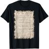 Bill of Rights US Constitution On Sepia Parchment Paper T-Shirt