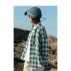 Boys Plaid Long Sleeve Shirt Casual Spring Kids Top