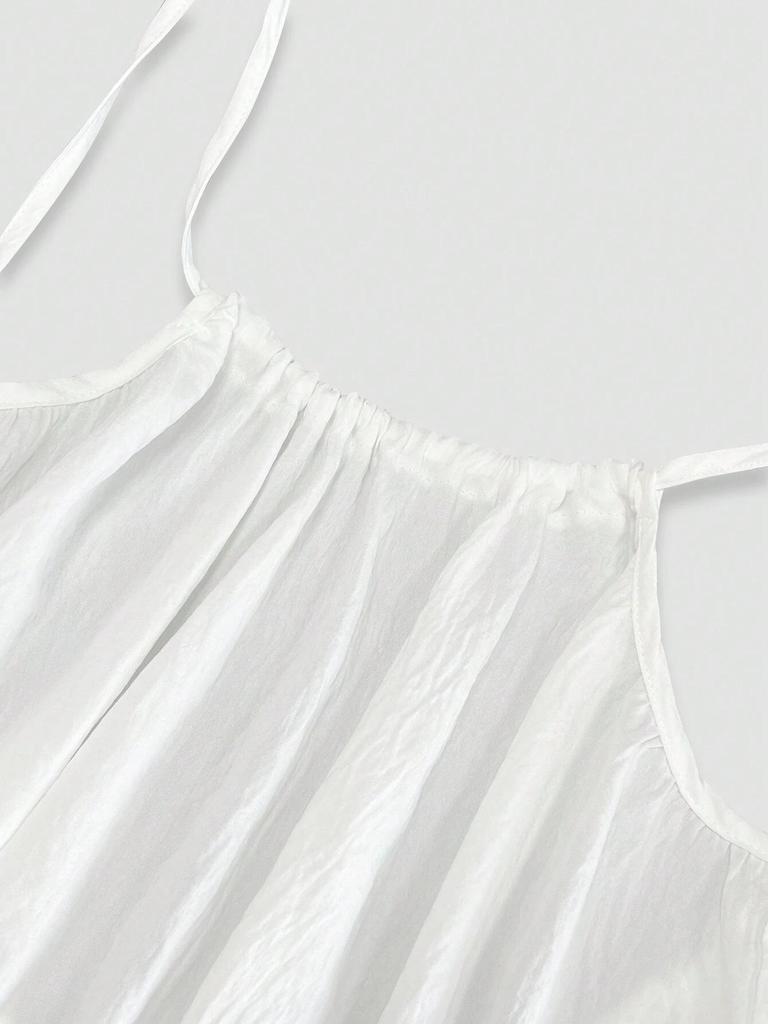 2025 European Summer Women's Bohemian Backless Spaghetti Strap Beach Dress