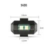 Motocyklová světla Drone Stroboskop Světlo USB LED Antikolizní kolo Letadlo Noční létání Mini blikající výstražné světlo