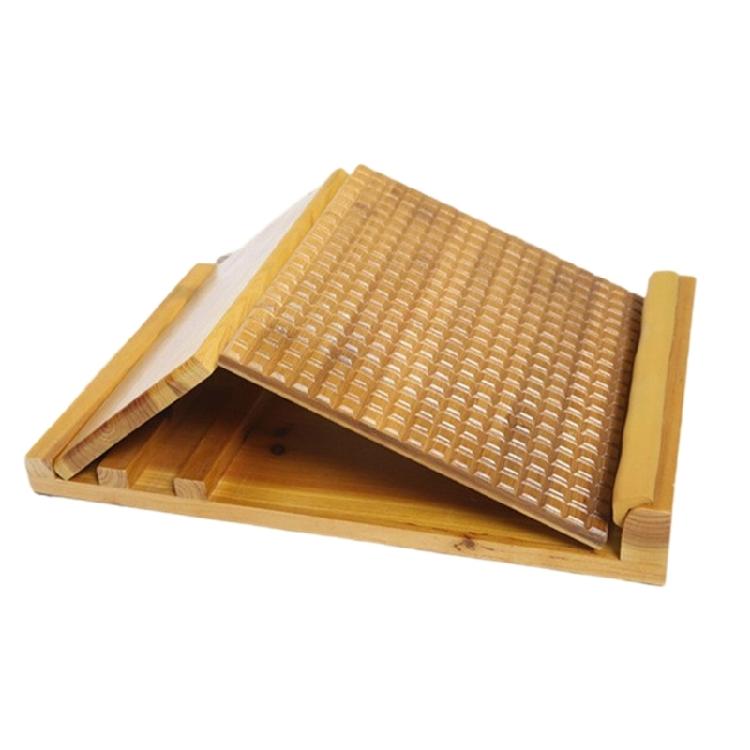 Adjustable Wood Foot Massager Board Portable Slant Board NonSlip Fitness Board Compacts Folding Stretching Tool 1