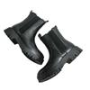 Large Size Chelsea Boots High Top Niu Leather British Wind Boots Thin Martin Boots Tide Spring and Autumn Boots