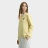 FILA Heritage Fashion Versatile Letter Pullover Long Sleeve Sweatshirt Women sweatshirt Yellow-Azalea F11W448214FYE
