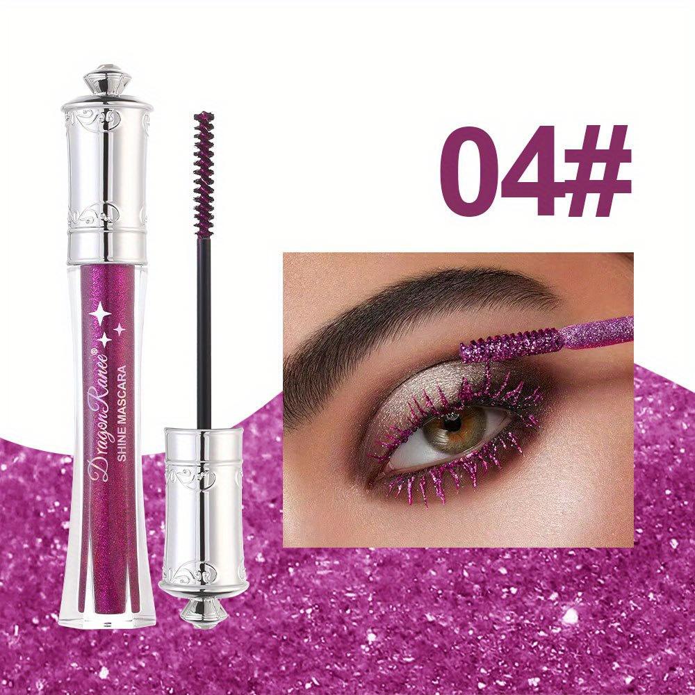 Glitter Flash Mascara Shimmering Diamond Sparkle Mascara,Waterproof,Smudge-Proof, Long Lasting Volumizing Eye Makeup