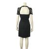 GRAXIA Cabaret Midi Perfect for Hostess and Short Keyhole Showing Off Sheer Size M Dress, Dress, Hostesses, Clubs, Lounges, Sleeves, Slit, Neck, Skin,
