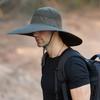 Men  Protection Fisherman Foldable Bucket Hat Double Faced Cap