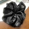 New Large-sized Fabric Hair Band and Hair AccessoryFeaturing Retro Floral and Diamond-encrusted Ponytail Hair Ties
