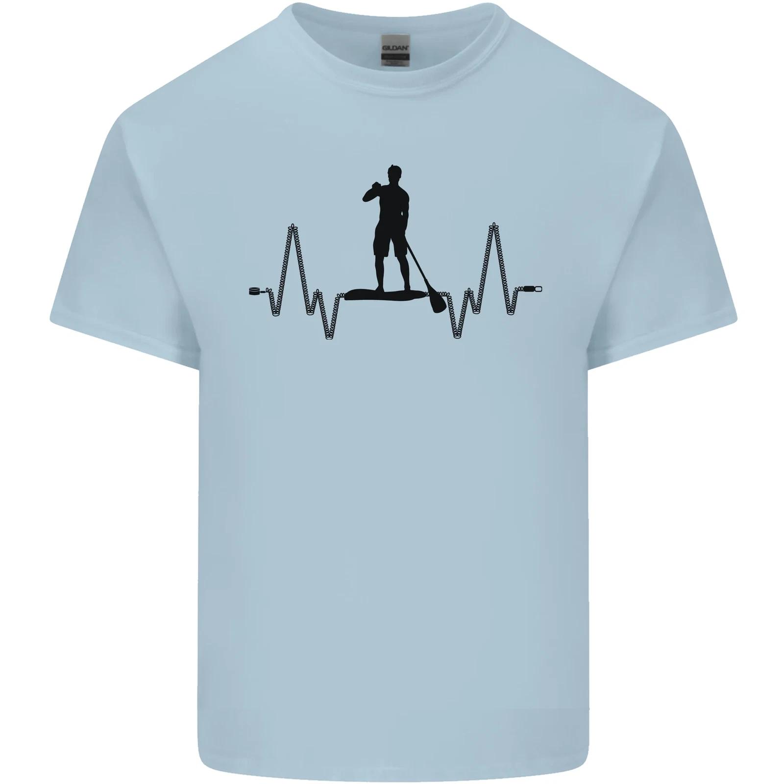 

Paddleboard ECG Paddleboarding Pulse Kids T-Shirt Childrens L