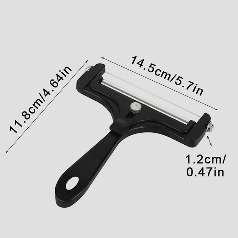 Cheese Slicer Adjustable Thickness Heavy Cheese Cutters With Wires For Soft Semi-Hard Cheese Butter With Cutting Wires